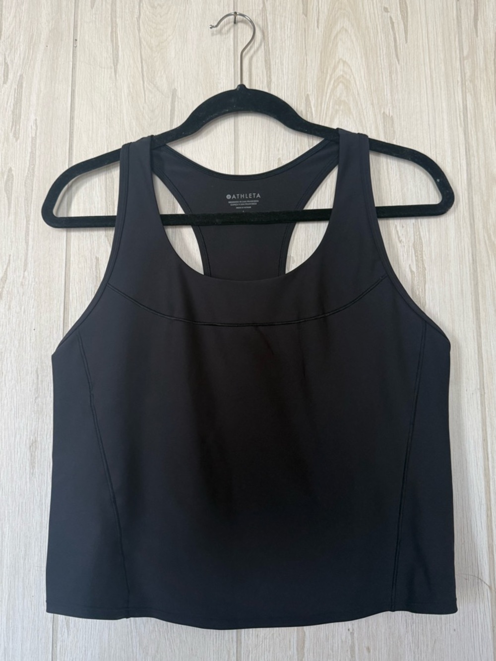 Athleta Interval Tank in Black, Size Large
